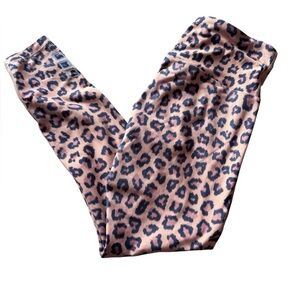 Lorna Jane Leopard Print High Rise Leggings Animal Print Activewear